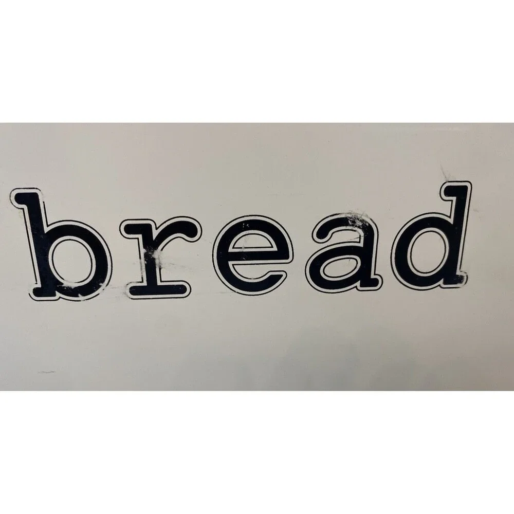 SveBake Bread Box Metal With Bamboo Top Cutting Board Lid